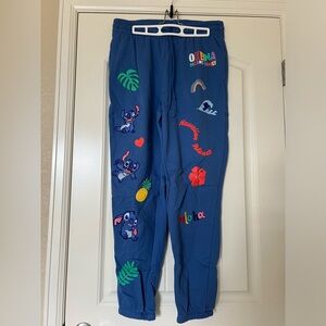 Stitch sweat pants - women’s medium - blue